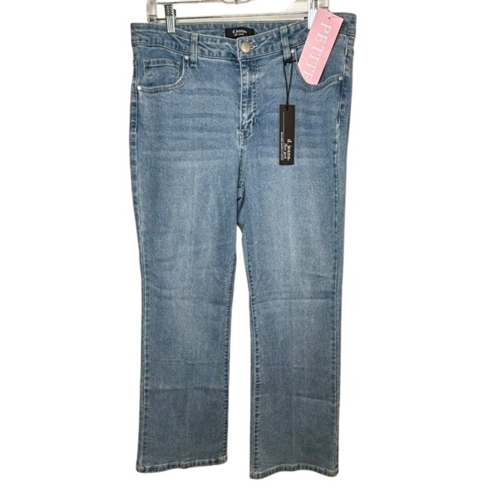 NWT D. Jeans New York High Rise Bootcut Stretch Denim Jeans 16 Petite